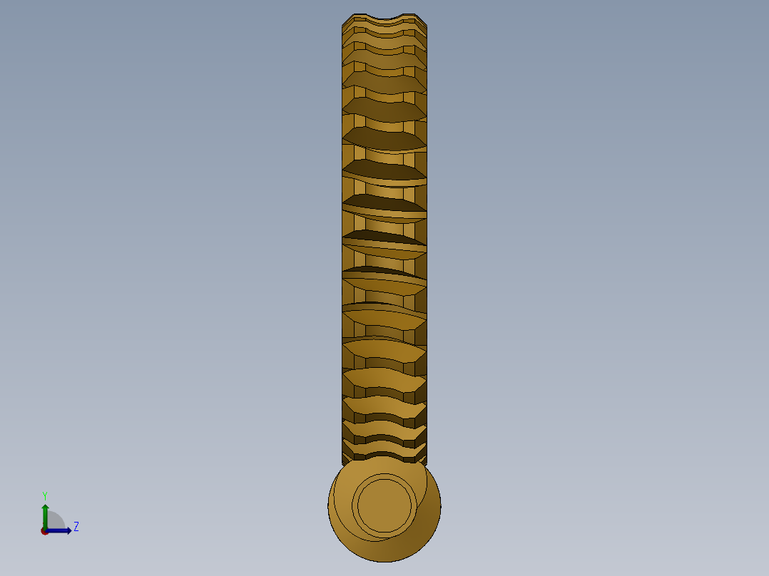 1_蜗轮蜗杆sw左视图