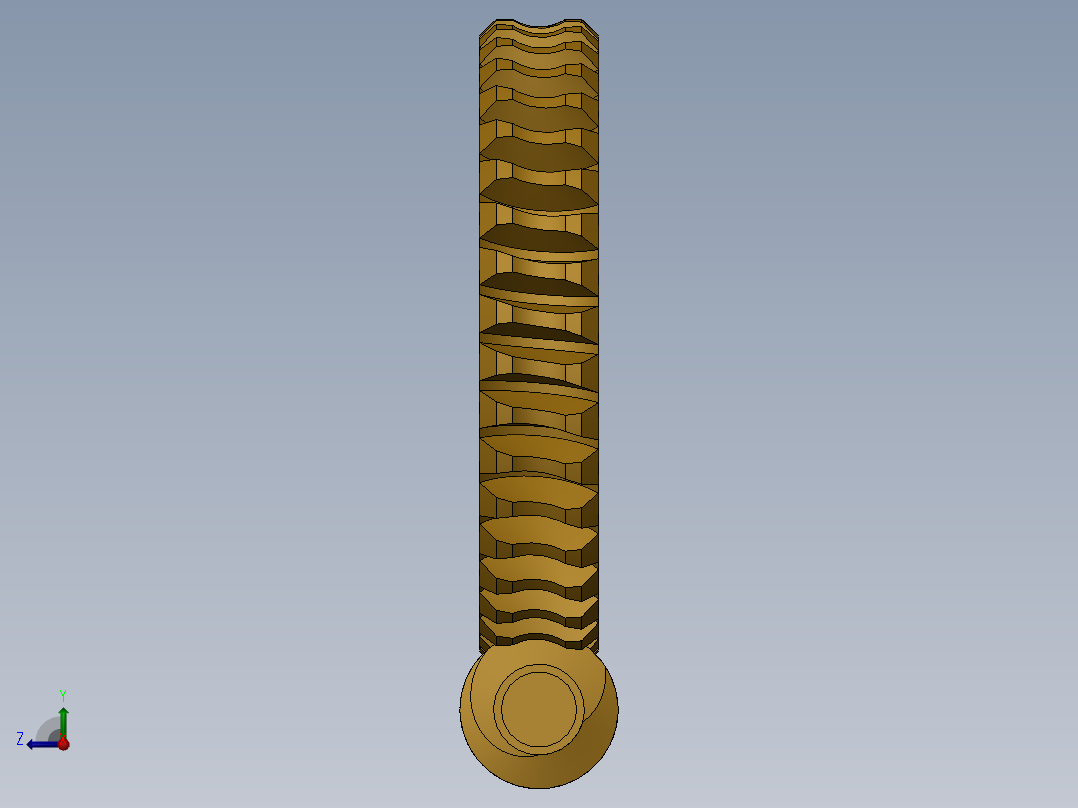 1_蜗轮蜗杆sw右视图