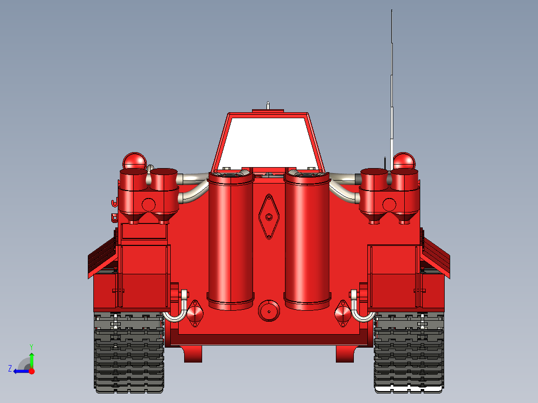 C11_装甲车模型右视图