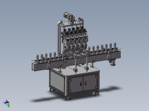 B33-塑料瓶在线自动压装盖子设备