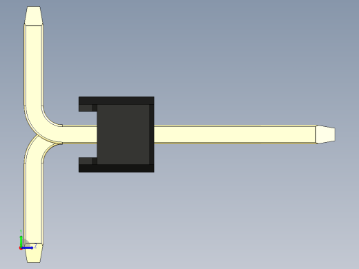 彩色公排针 100mil 2.54mm 系列-DS1022_black_35p_100mil_Type_SMT_R1_rev1.0左视缩略图