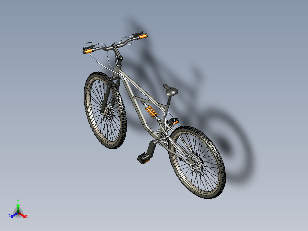 48---变速自行车设计图sw2016三维图纸模型设计图纸