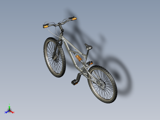 48---变速自行车设计图sw2016三维图纸模型设计图纸