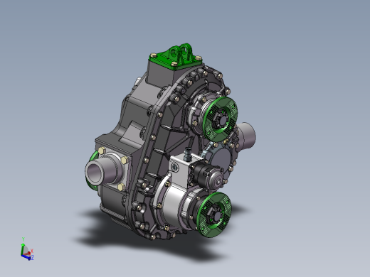 变速箱分动箱sw三维模型379484