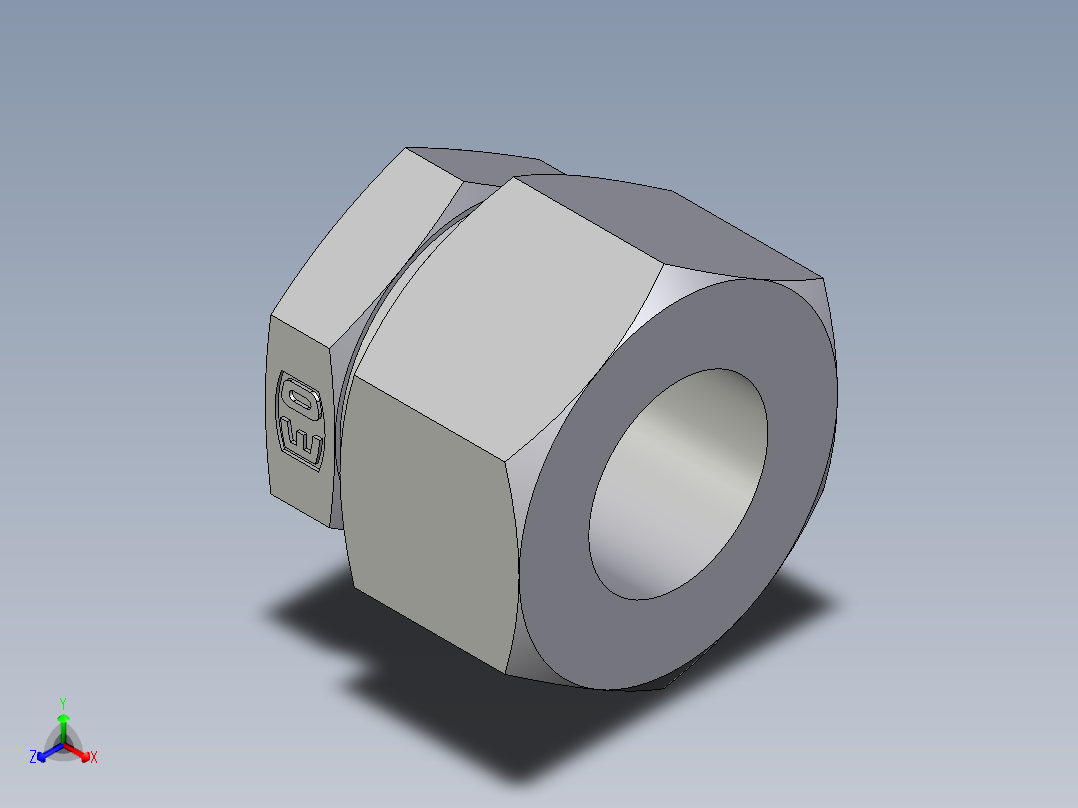 卡套式工业通用硬管接头EO_Blanking_plug_for_tube_ends_ROV18L71主视图