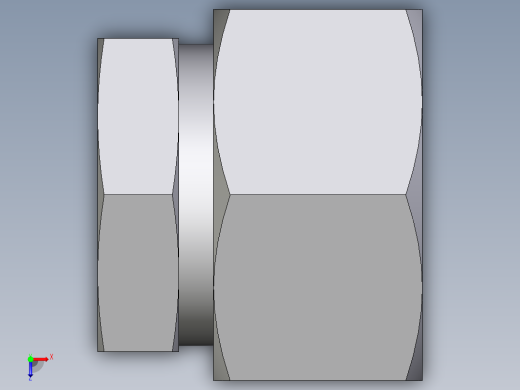 卡套式工业通用硬管接头EO_Blanking_plug_for_tube_ends_ROV18L71俯视缩略图