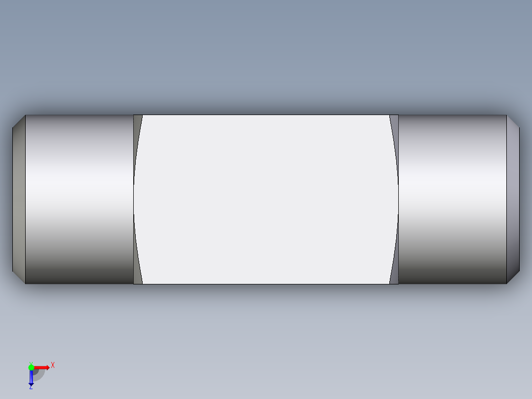 卡套式工业通用硬管接头EO_Male_stud_run_tee_TE08LRCFX俯视图