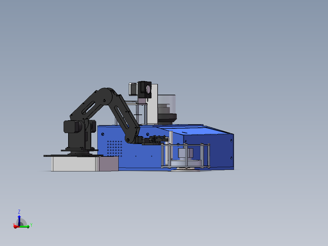 基于小型机械臂的铁谱分析自动取样装置
