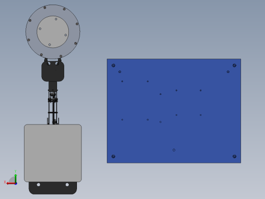 基于小型机械臂的铁谱分析自动取样装置后视缩略图