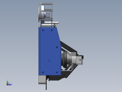 基于小型机械臂的铁谱分析自动取样装置左视缩略图