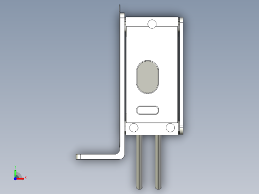 基恩士GV-H45_kc图纸模型前视缩略图