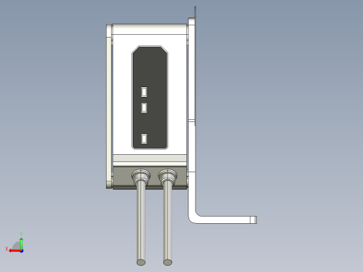 基恩士GV-H45_kc图纸模型后视缩略图