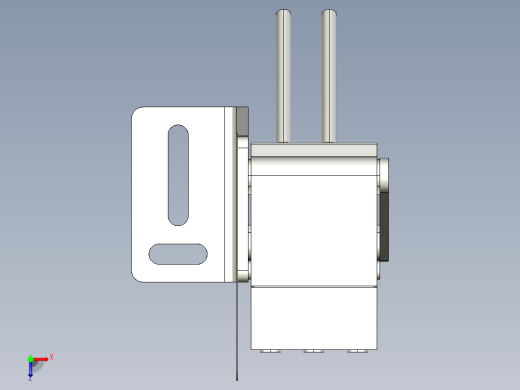 基恩士GV-H45_kc图纸模型俯视缩略图