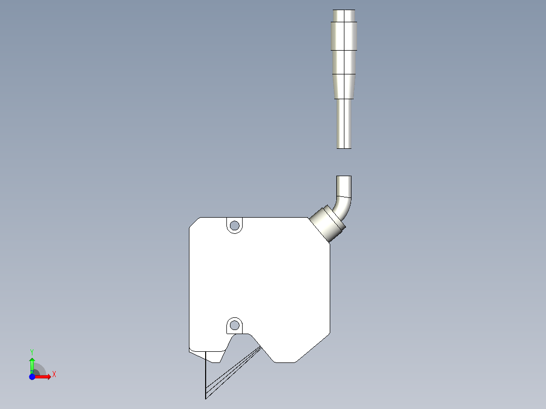 基恩士LJ-G015(K)_kc图纸模型前视图