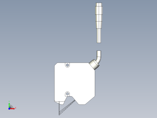 基恩士LJ-G015(K)_kc图纸模型前视缩略图