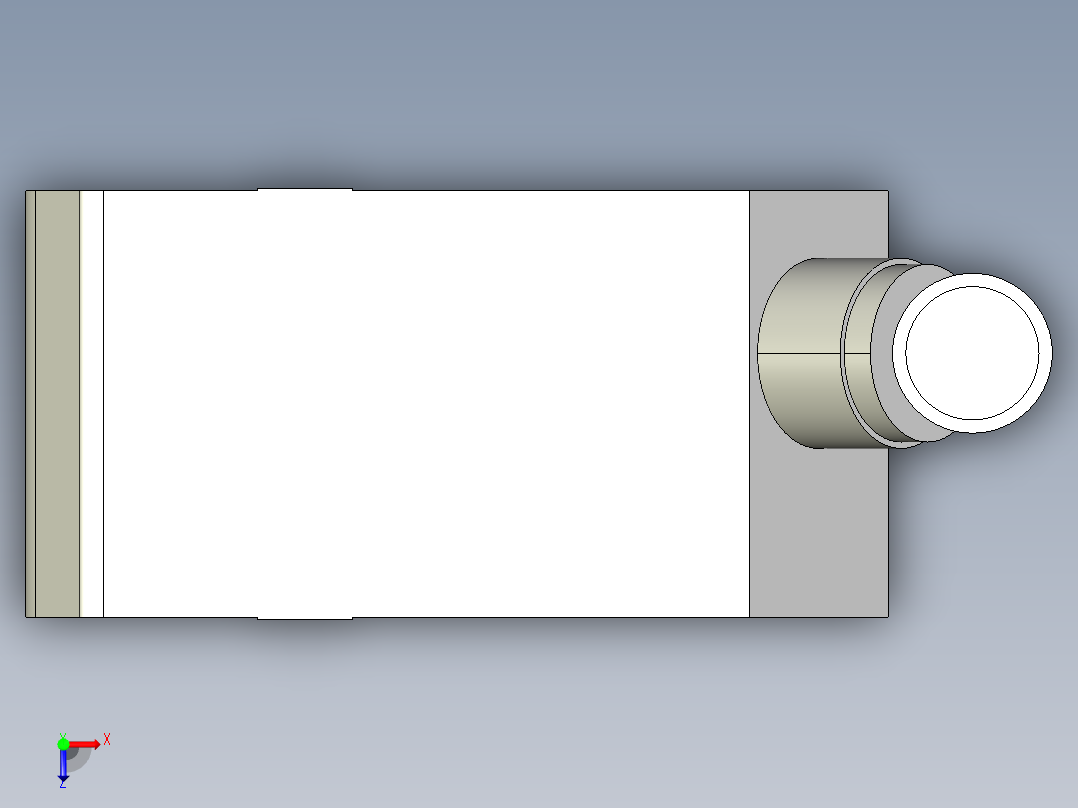 基恩士LJ-G015(K)_kc图纸模型俯视图