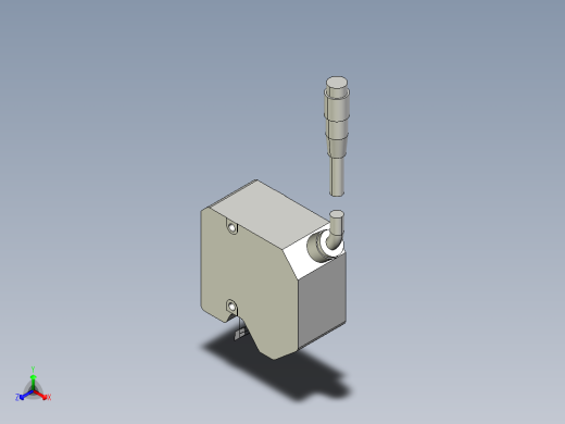 基恩士LJ-G015(K)_kc图纸模型正等轴测缩略图