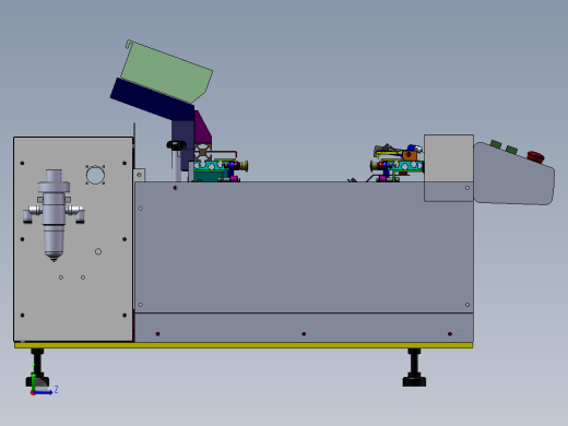19卧式电子元件半自动插件机左视缩略图