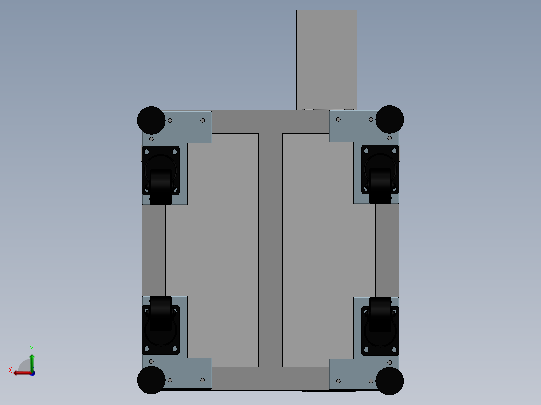 热熔机总装图后视图