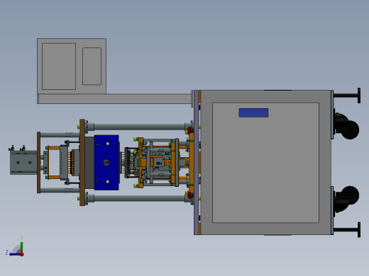 热熔机总装图右视缩略图