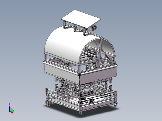 可升降货架大棚