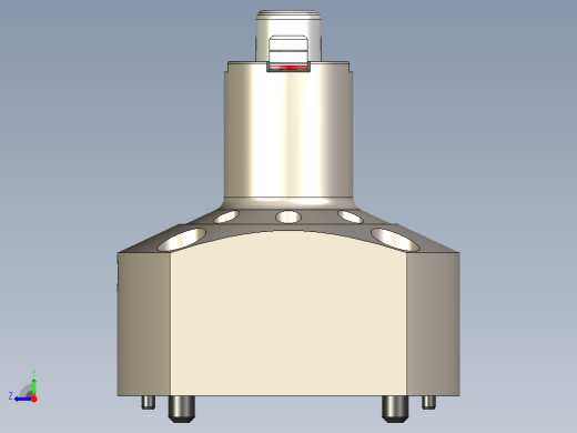 KOSMEKSFA3000-G0N-150-H75多系列多零件图纸模型多系列多零件图纸模型右视缩略图