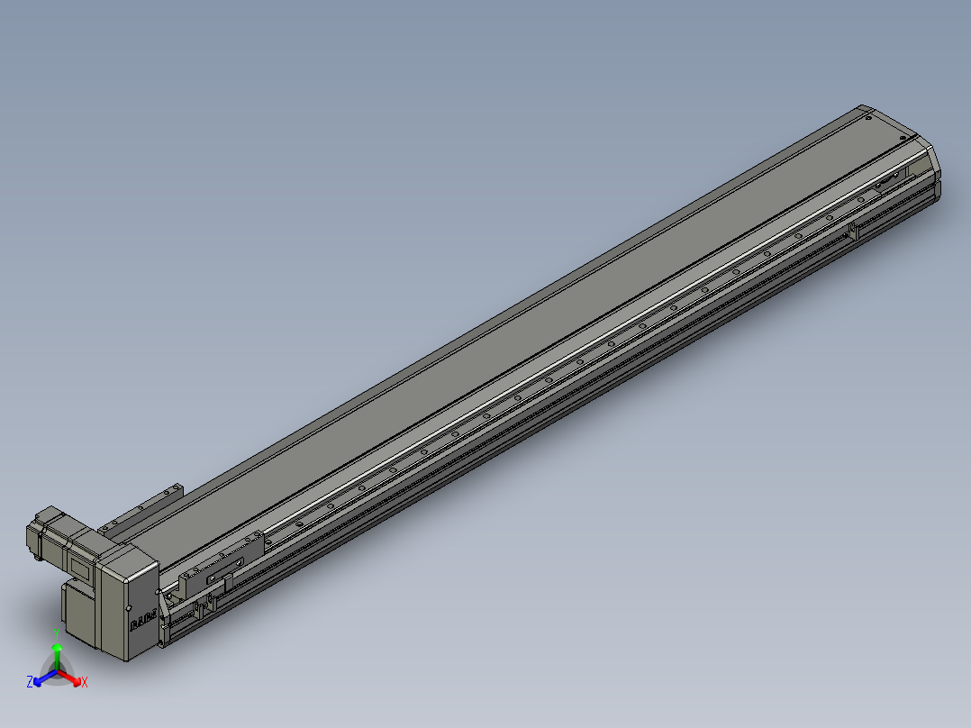 模组FTB17-RU-1200正等轴测图