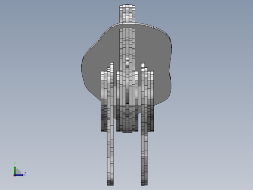 激光下料拼图狮子SOLIDWORKS 2014, STEP _ IGES左视缩略图
