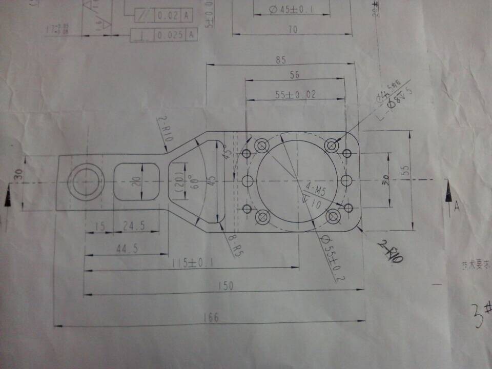 旋转块加工工艺及程序编制（精）【含图和文档】