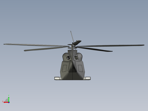 直升飞机 飞机模型设计 (13)后视缩略图