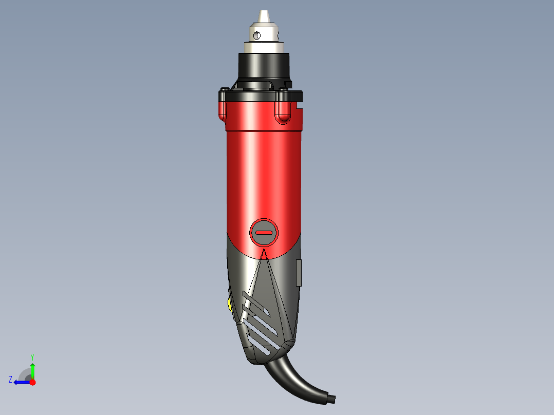 电动研磨机右视图