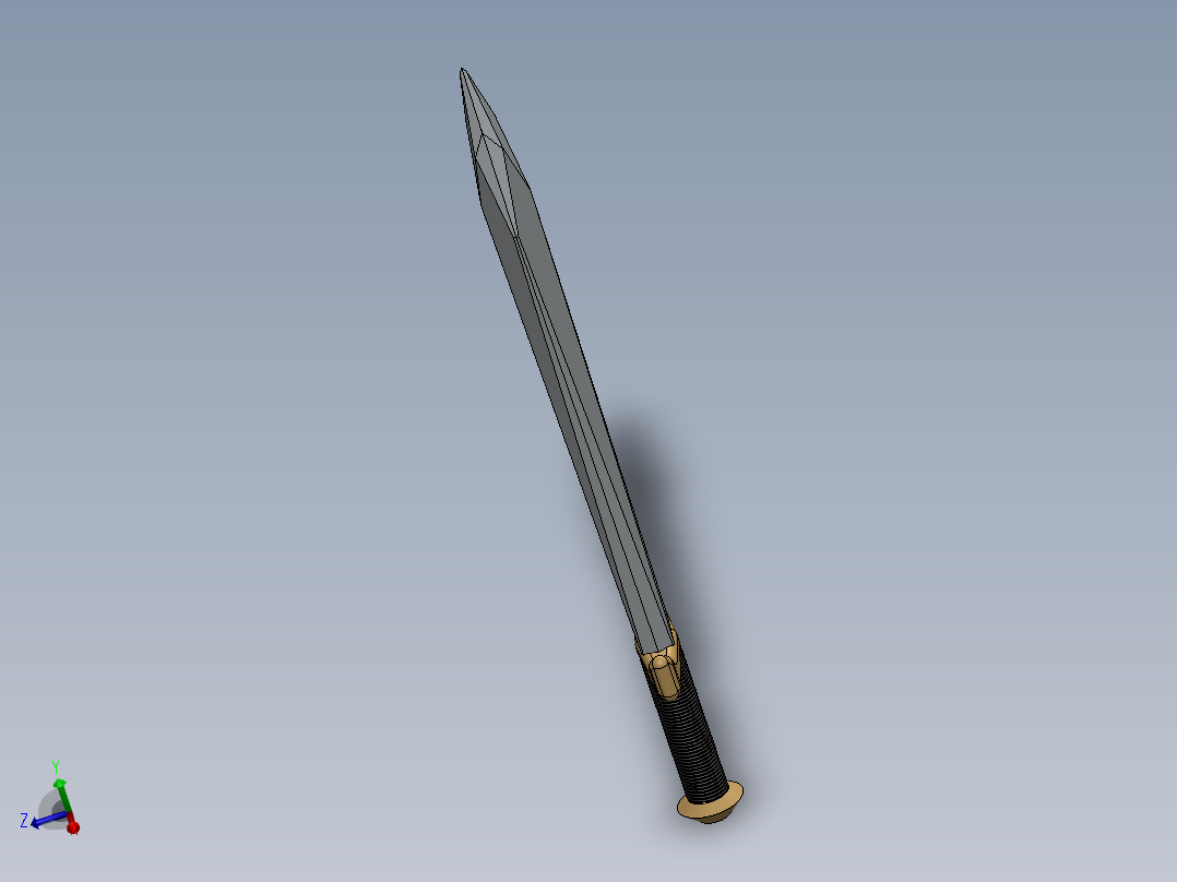 剑、宝剑(107)主视图