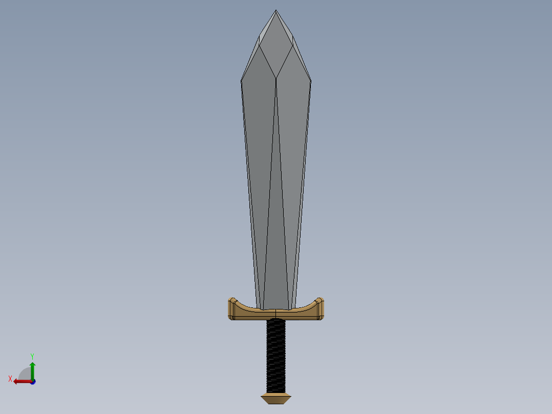 剑、宝剑(107)后视图