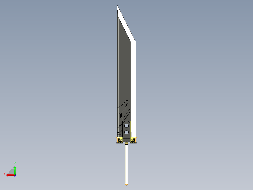 剑、宝剑(36)后视图