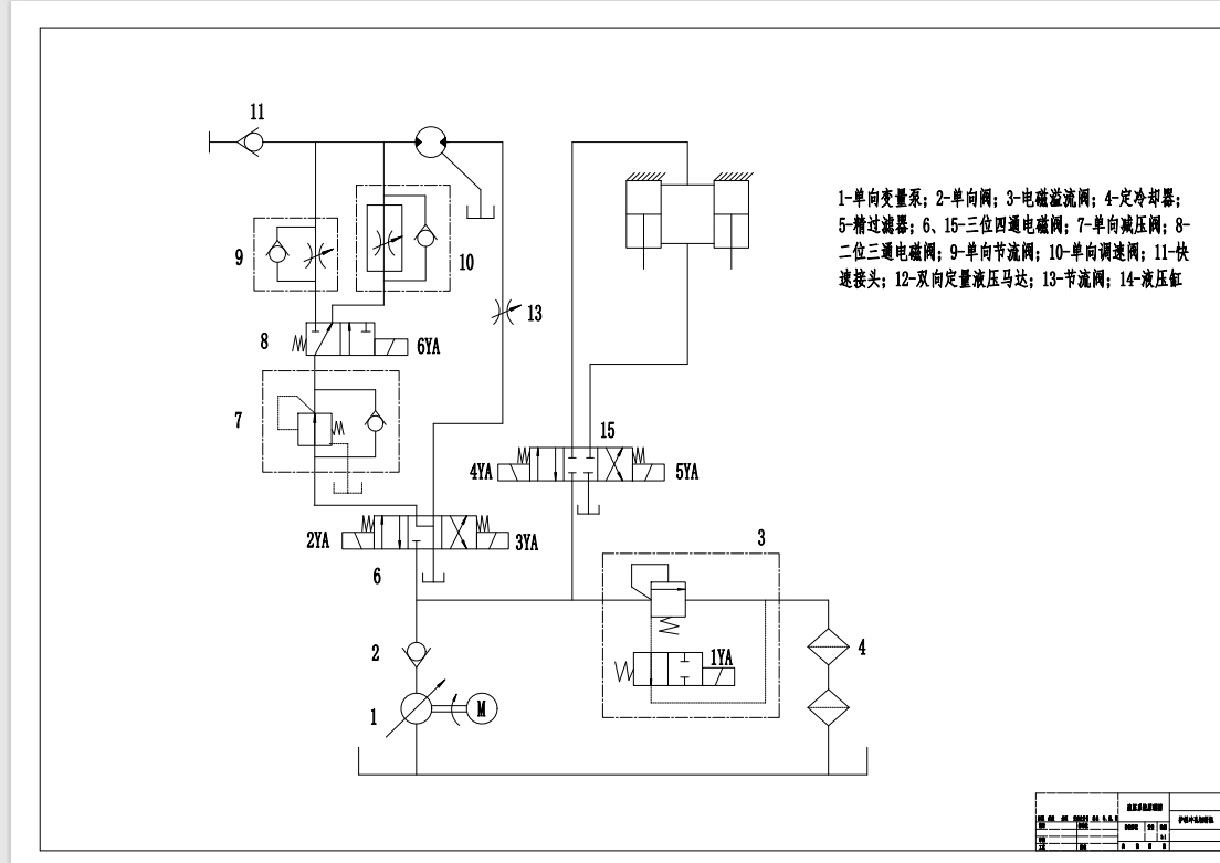 D1239-公路钢护栏冲孔切断机液压系统设计+CAD+说明书==515605=1000