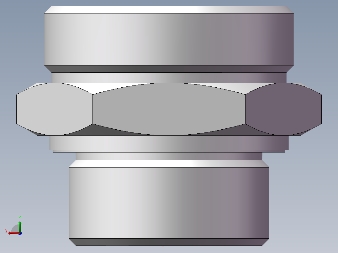 英制管螺纹ED密封、1CB-52-20WD非标后视图