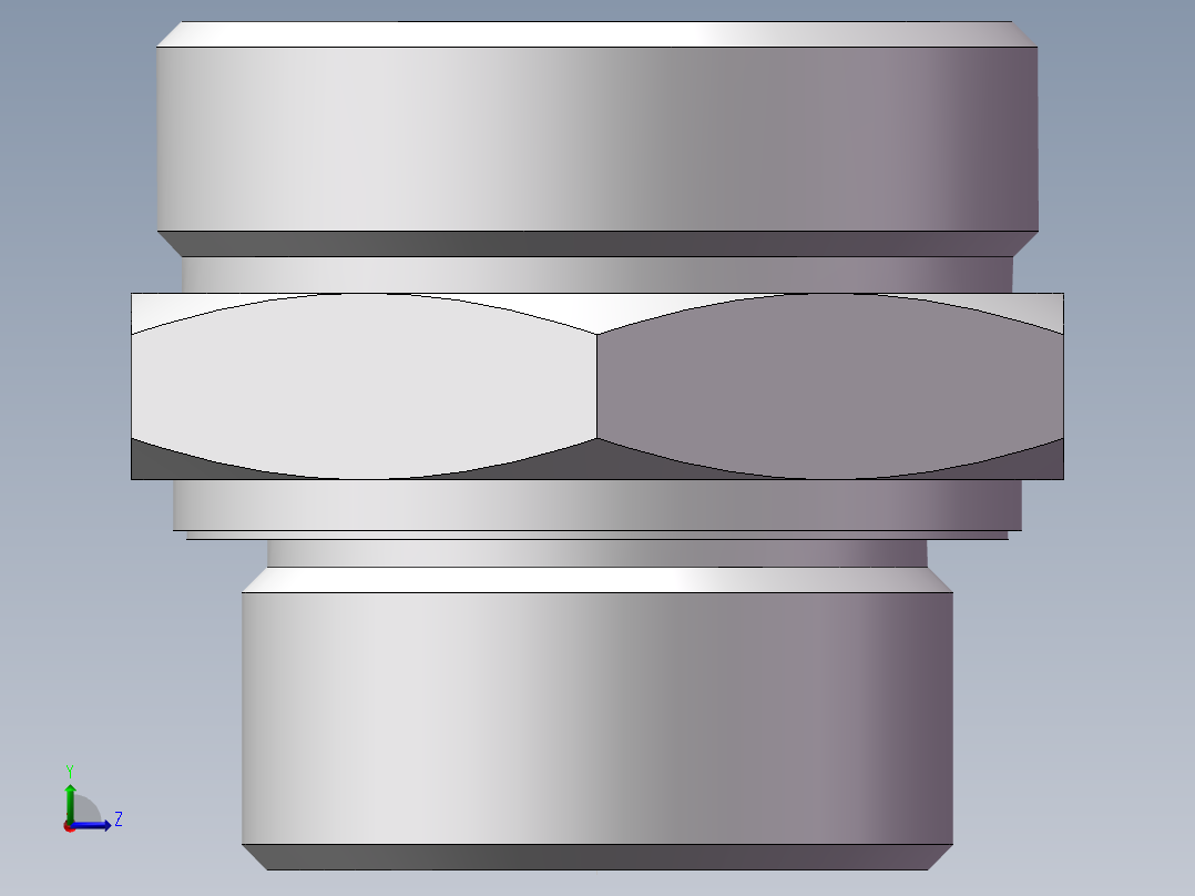 英制管螺纹ED密封、1CB-52-20WD非标左视图