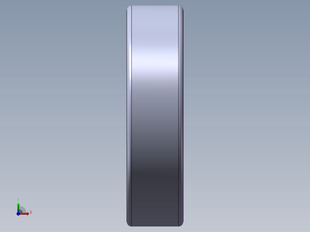 深沟球轴承6005-2Z前视图