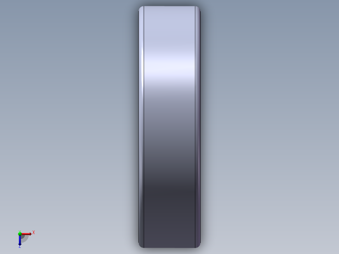 深沟球轴承6005-2Z俯视图