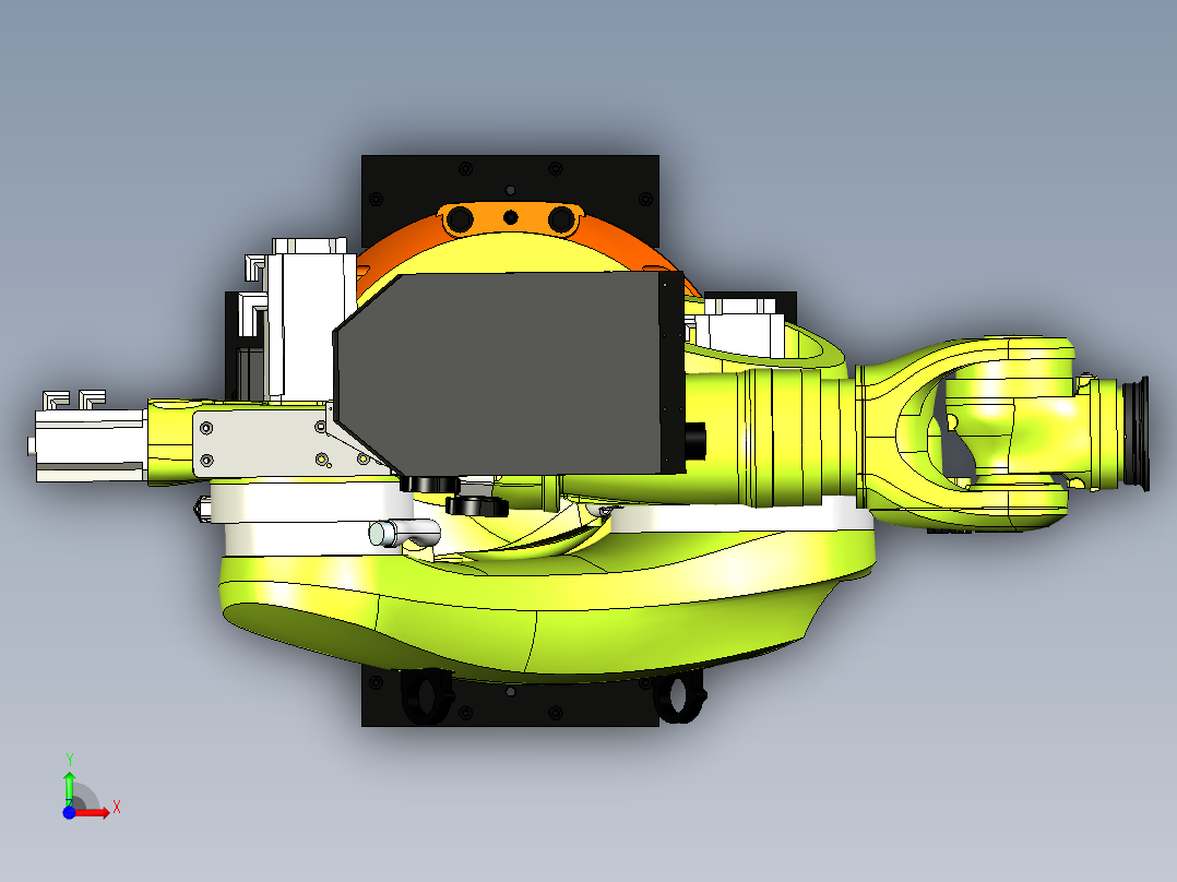 KUKA KR 340 R3330 (KR 500 FORTEC)机器人前视图