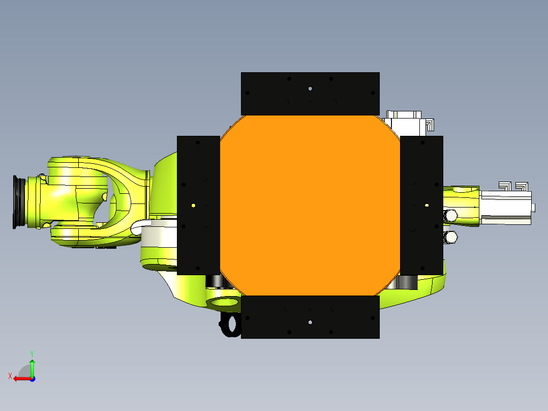 KUKA KR 340 R3330 (KR 500 FORTEC)机器人后视图