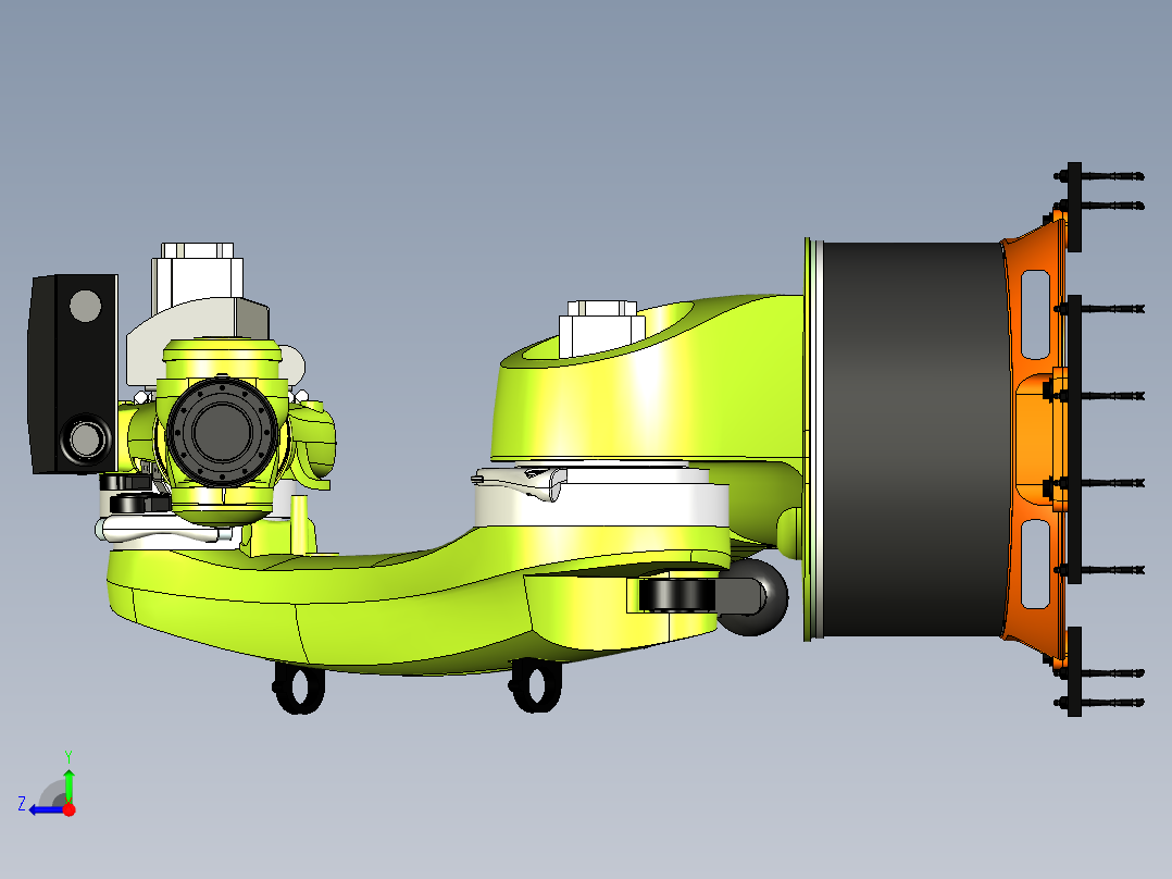 KUKA KR 340 R3330 (KR 500 FORTEC)机器人右视图