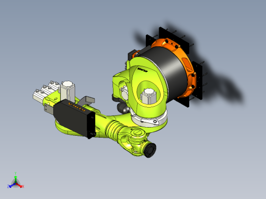 KUKA KR 340 R3330 (KR 500 FORTEC)机器人正等轴测缩略图