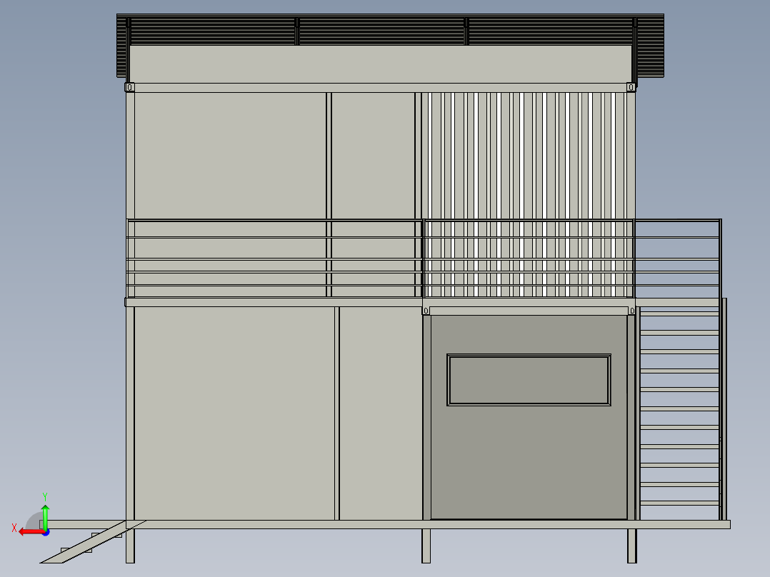 房子、建筑(68)后视图