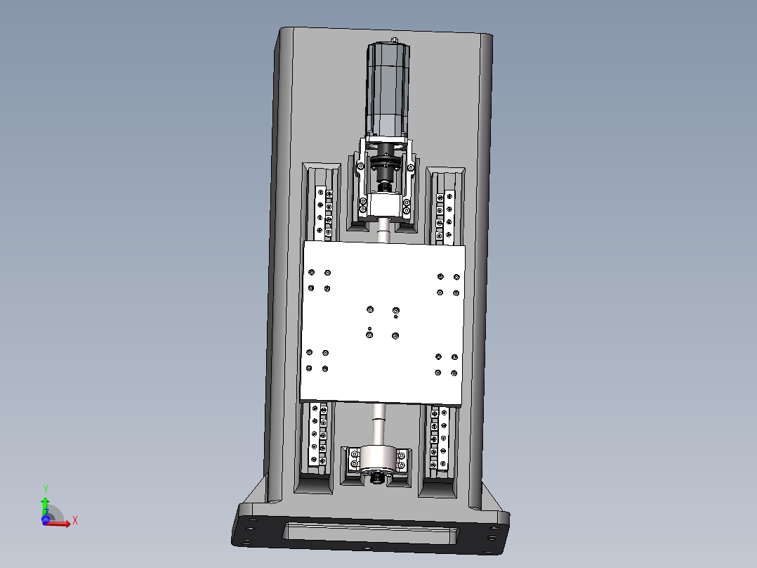 XK5032垂直进给机构设计，模型+cad图纸+设计说明书