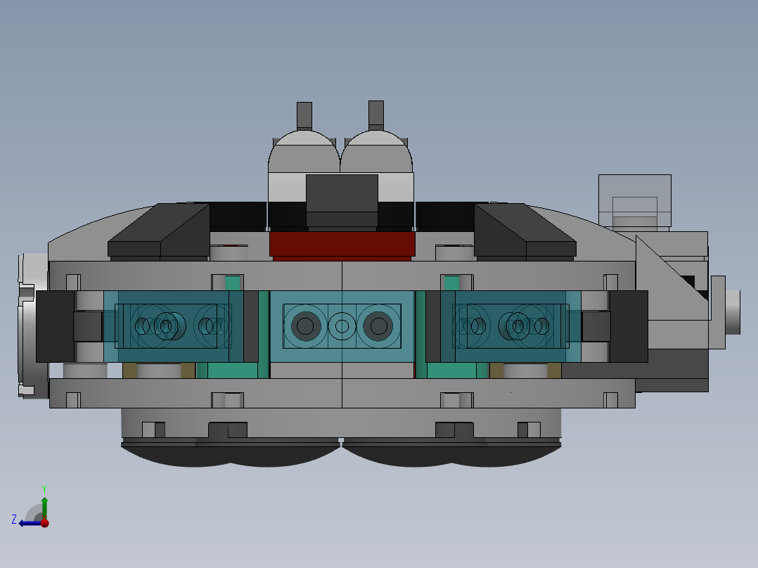 乐高千年隼右视图