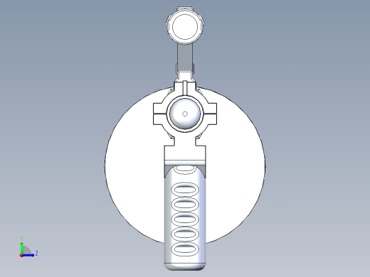 手枪左轮冲锋枪老式狙击步枪设计3D图纸m32-grenade-launcher creo igs stp x_t左视缩略图