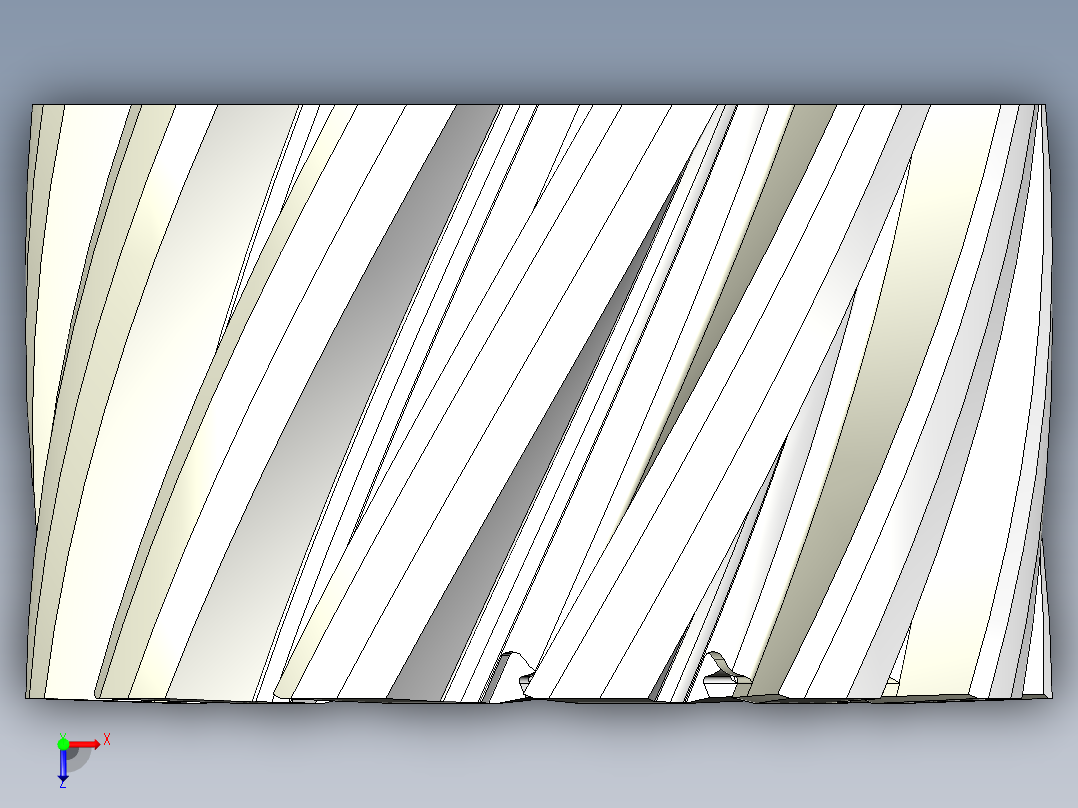 平面铣刀俯视图