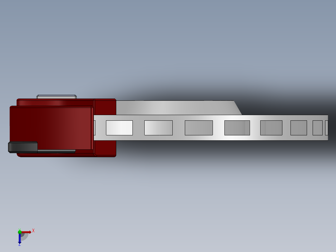 碟刹 3D模型（SolidWorks设计俯视图