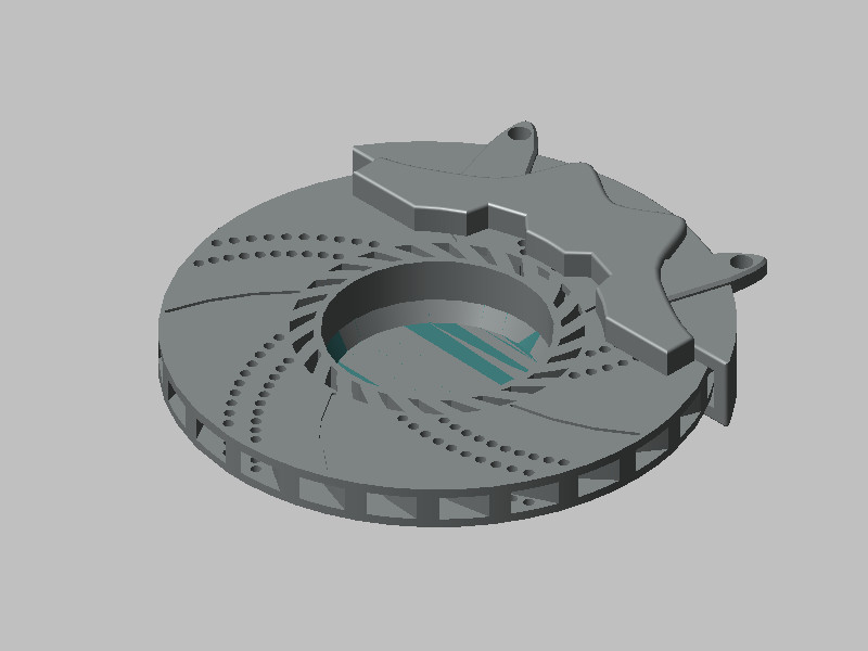 碟刹 3D模型（SolidWorks设计